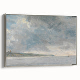 Romanticism Art Coastal Scene with Cliffs - Historical Romantic Canvas