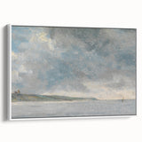 Romanticism Art Coastal Scene with Cliffs - Historical Romantic Canvas