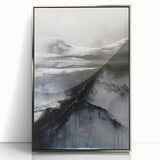 Modern Dining Room Wall Decor - Monochrome Canvas Art for Dining
