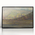 Expressionist River Landscape - Vibrant Decorative Wall Art