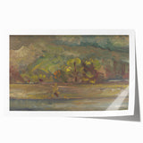 Expressionist River Landscape - Vibrant Decorative Wall Art