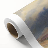 Countryside Landscape - Modern Wall Art of Fields and Village Scene