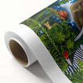 Jungle Safari Boys Room Wall Art – Wild Animal Adventure