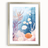 Underwater Seashell Nursery Wall Art - Baby & Kids Room Decor