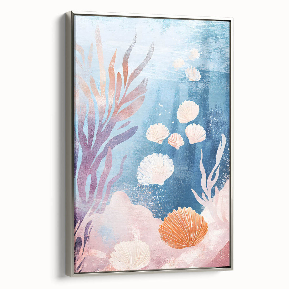 Underwater Seashell Nursery Wall Art - Baby & Kids Room Decor
