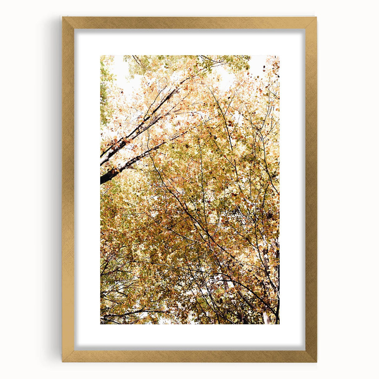 Extra large abstract art print featuring textured fall colors on a framed canvas, ideal for living room decor.