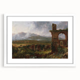 Romanticism Art - A View Near Tivoli Morning - Classic Romantic Canvas