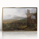 Romanticism Art - A View Near Tivoli Morning - Classic Romantic Canvas