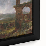 Romanticism Art - A View Near Tivoli Morning - Classic Romantic Canvas