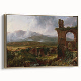 Romanticism Art - A View Near Tivoli Morning - Classic Romantic Canvas