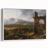 Romanticism Art - A View Near Tivoli Morning - Classic Romantic Canvas