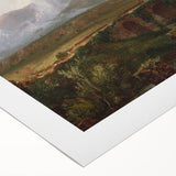 Romanticism Art - A View Near Tivoli Morning - Classic Romantic Canvas