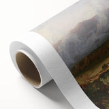 Romanticism Art - A View Near Tivoli Morning - Classic Romantic Canvas