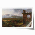 Romanticism Art - A View Near Tivoli Morning - Classic Romantic Canvas