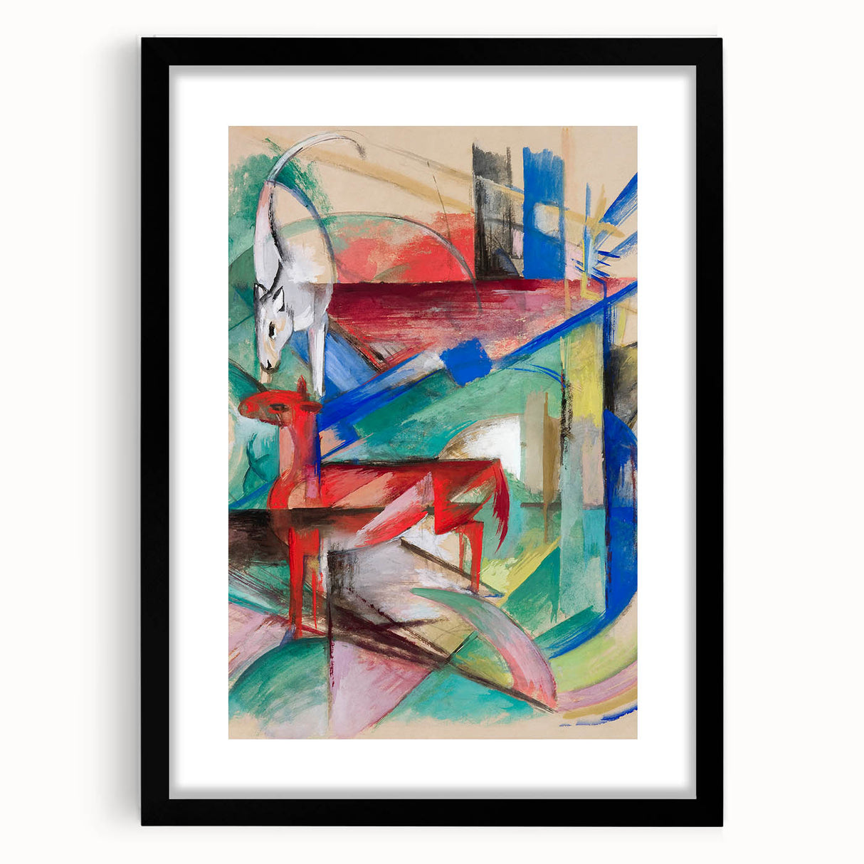 Franz Marc's Abstract Animals - Expressionist Wall Art for Home
