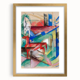 Franz Marc's Abstract Animals - Expressionist Wall Art for Home