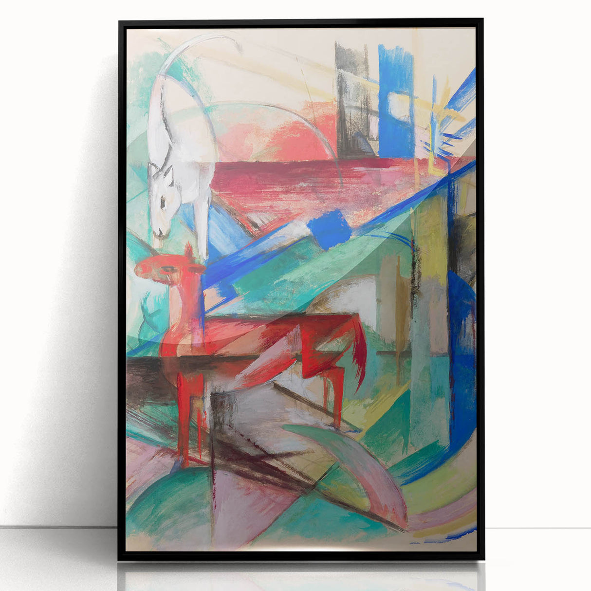 Franz Marc's Abstract Animals - Expressionist Wall Art for Home