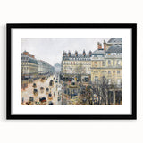 French Theater Square Paris Impressionism Wall Art by Camille Pissarro