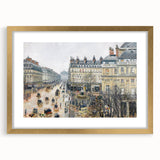French Theater Square Paris Impressionism Wall Art by Camille Pissarro