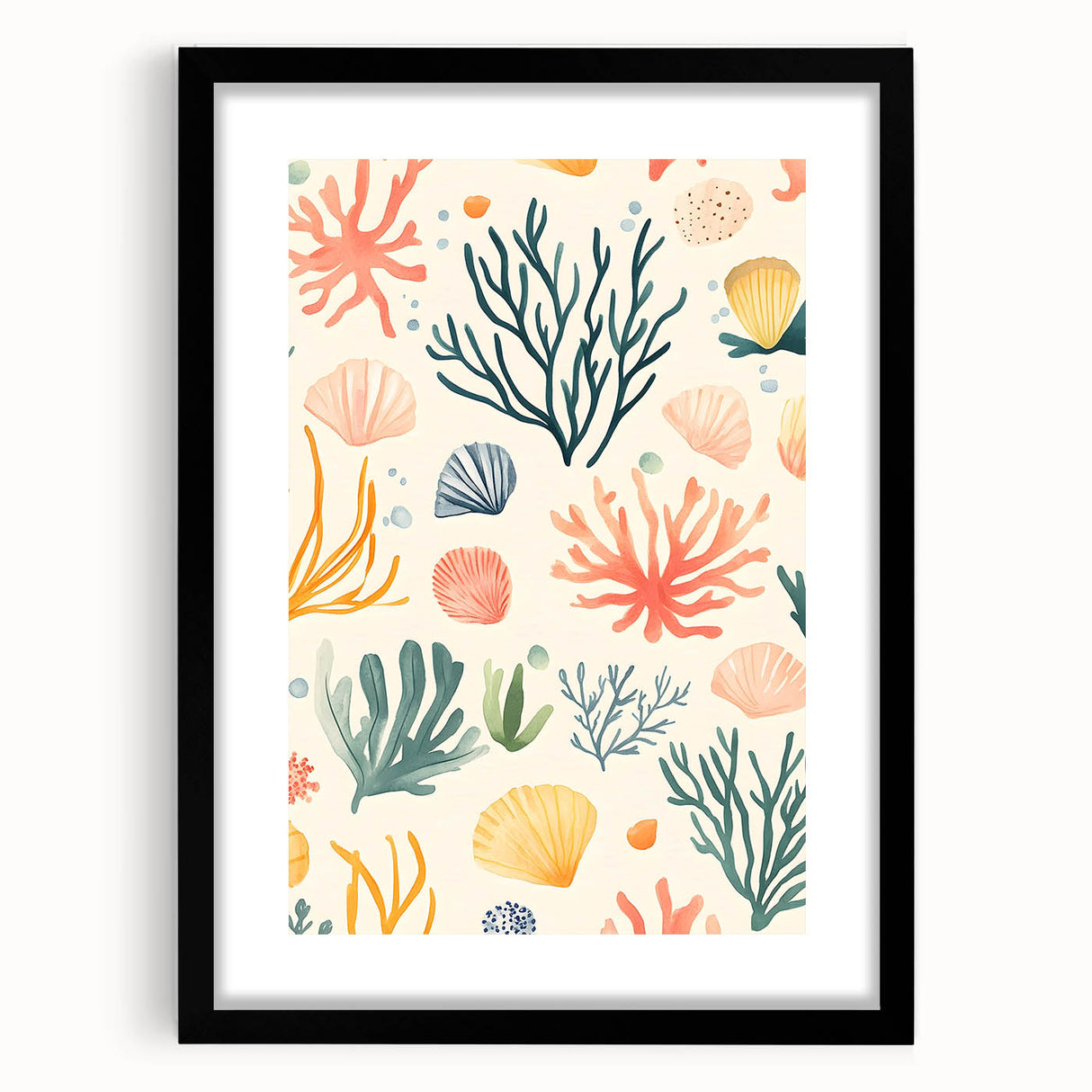 Coral Reef Nursery Wall Art - Baby Room & Kids Room Decor