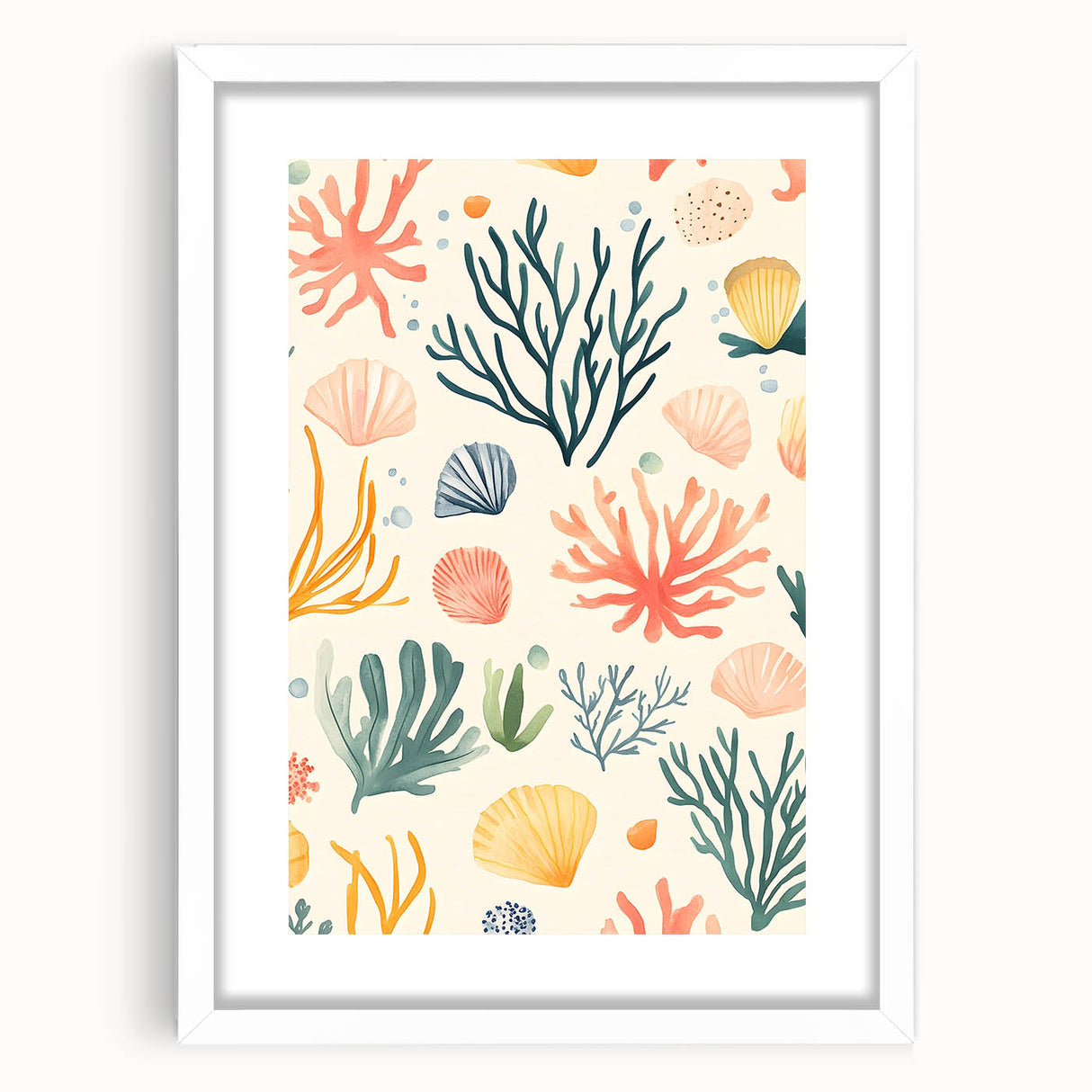 Coral Reef Nursery Wall Art - Baby Room & Kids Room Decor