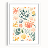 Coral Reef Nursery Wall Art - Baby Room & Kids Room Decor