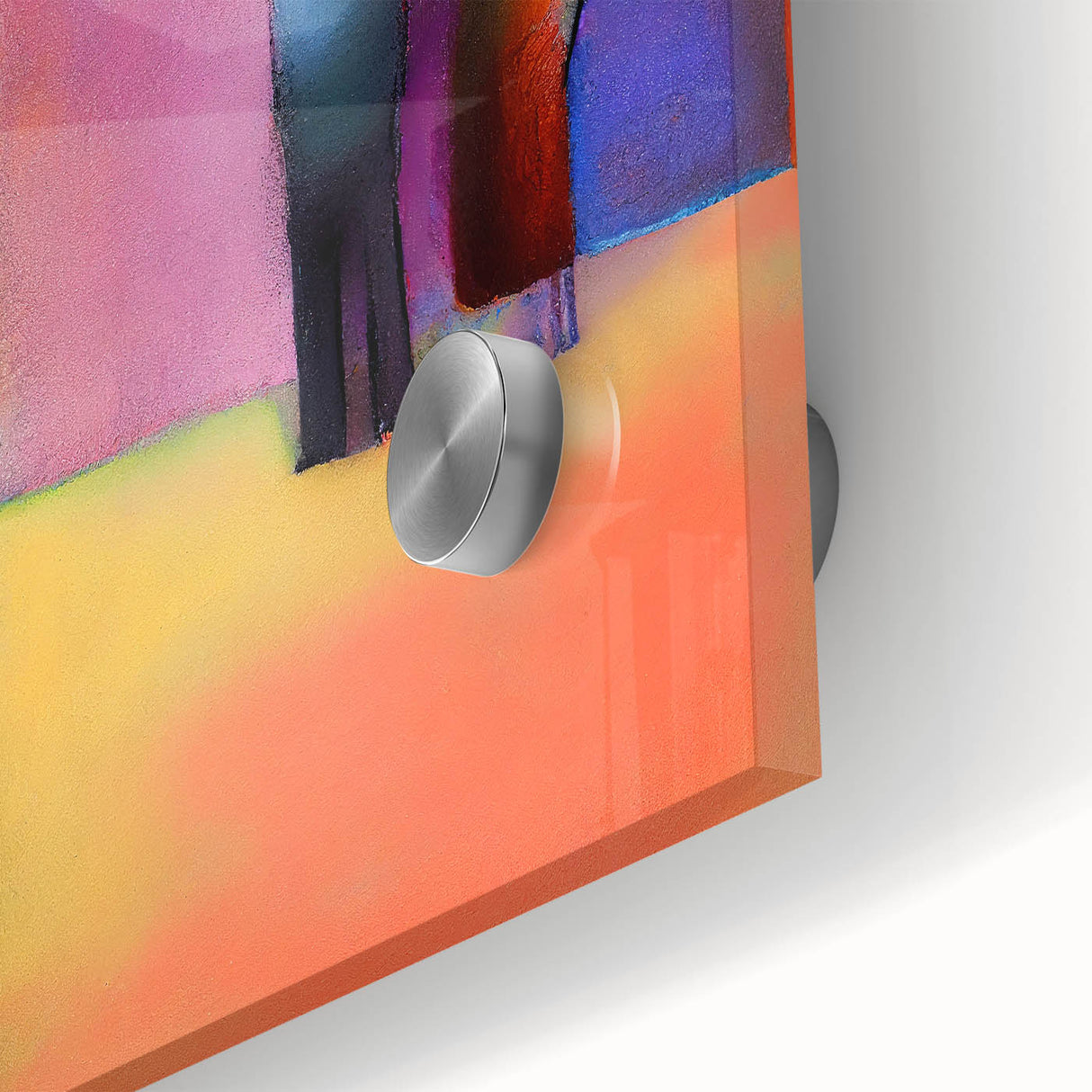 Abstract Figurative Art - Vibrant Living Room Wall Art on Canvas