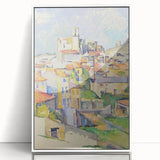 Impressionism Wall Art - Colorful Townscape - Cezanne's Gardanne Print