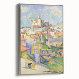 Impressionism Wall Art - Colorful Townscape - Cezanne's Gardanne Print