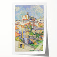 Impressionism Wall Art - Colorful Townscape - Cezanne's Gardanne Print
