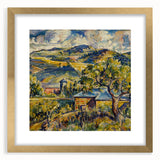 Impressionist Landscape - Modern Wall Art of Rolling Hills and Trees