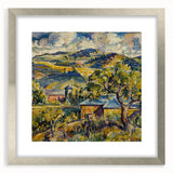 Impressionist Landscape - Modern Wall Art of Rolling Hills and Trees