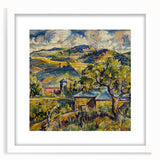 Impressionist Landscape - Modern Wall Art of Rolling Hills and Trees