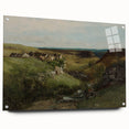 Realism Art Print of Château d’Ornans - Serene Countryside Landscape