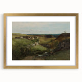 Realism Art Print of Château d’Ornans - Serene Countryside Landscape