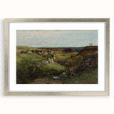 Realism Art Print of Château d’Ornans - Serene Countryside Landscape