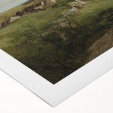 Realism Art Print of Château d’Ornans - Serene Countryside Landscape