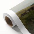Realism Art Print of Château d’Ornans - Serene Countryside Landscape