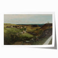 Realism Art Print of Château d’Ornans - Serene Countryside Landscape