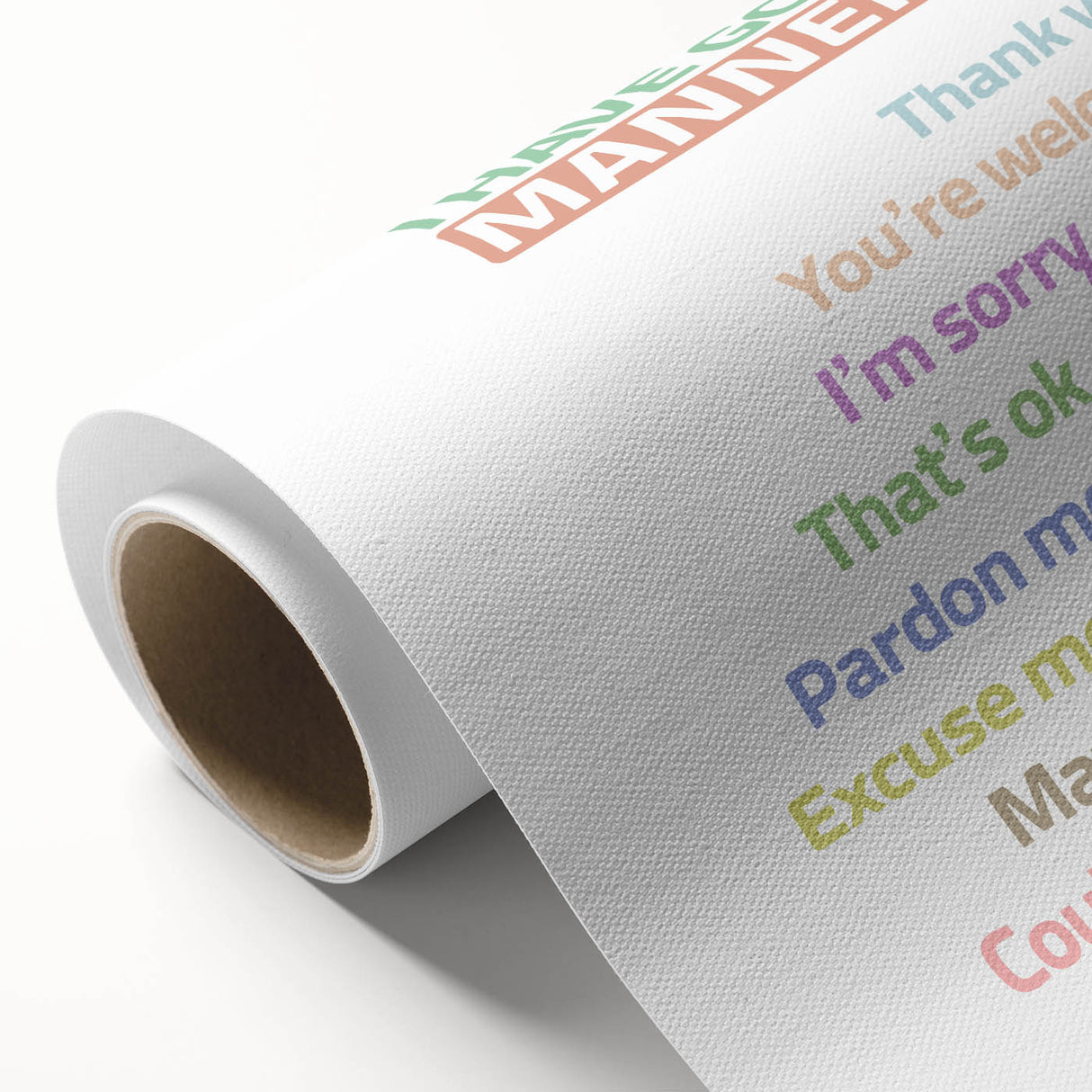 Good Manners Educational Wall Art - Kids' Learning Poster