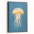 Golden Jellyfish Nursery Wall Art - Baby & Kids Room Decor