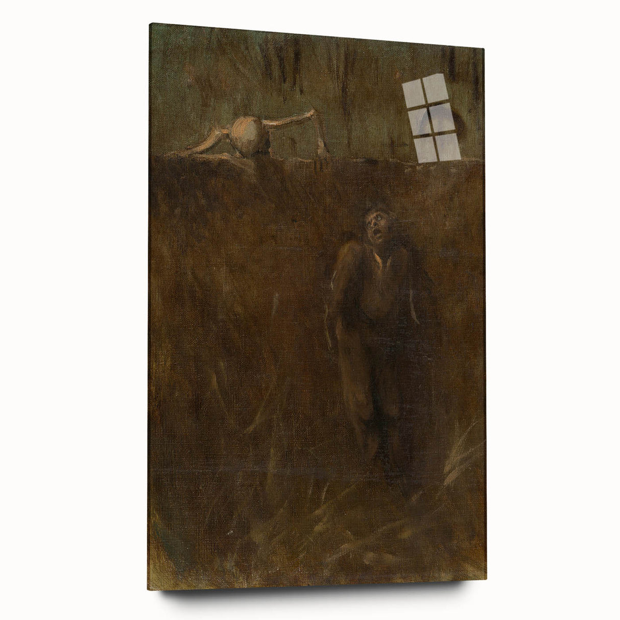 Realism Art Print of Memento - Dark and Thought-Provoking Scene