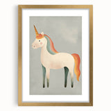 Whimsical Unicorn Nursery Wall Art - Baby & Kids Room Decor