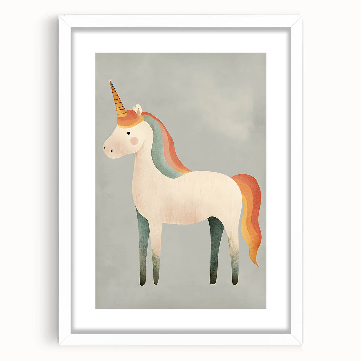 Whimsical Unicorn Nursery Wall Art - Baby & Kids Room Decor