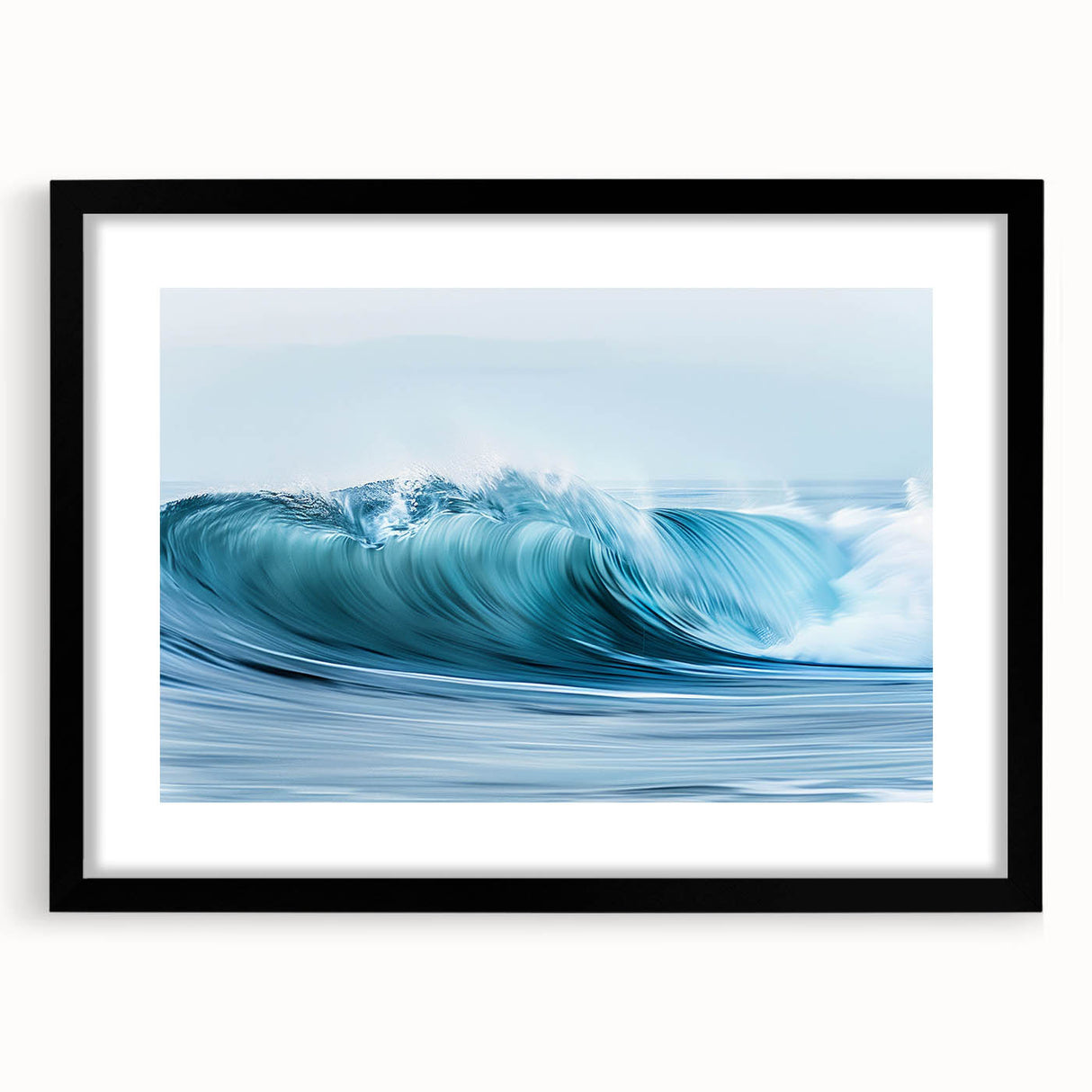 Turquoise Ocean Wave Wall Art – Dynamic Coastal Motion Photography