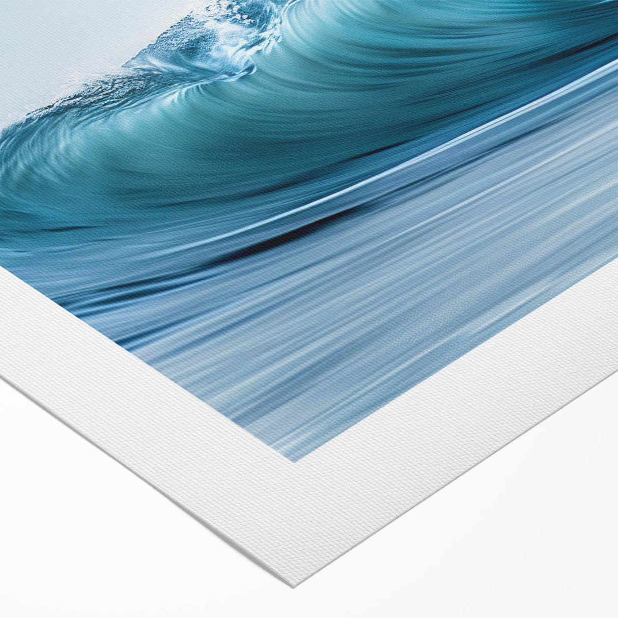 Turquoise Ocean Wave Wall Art – Dynamic Coastal Motion Photography