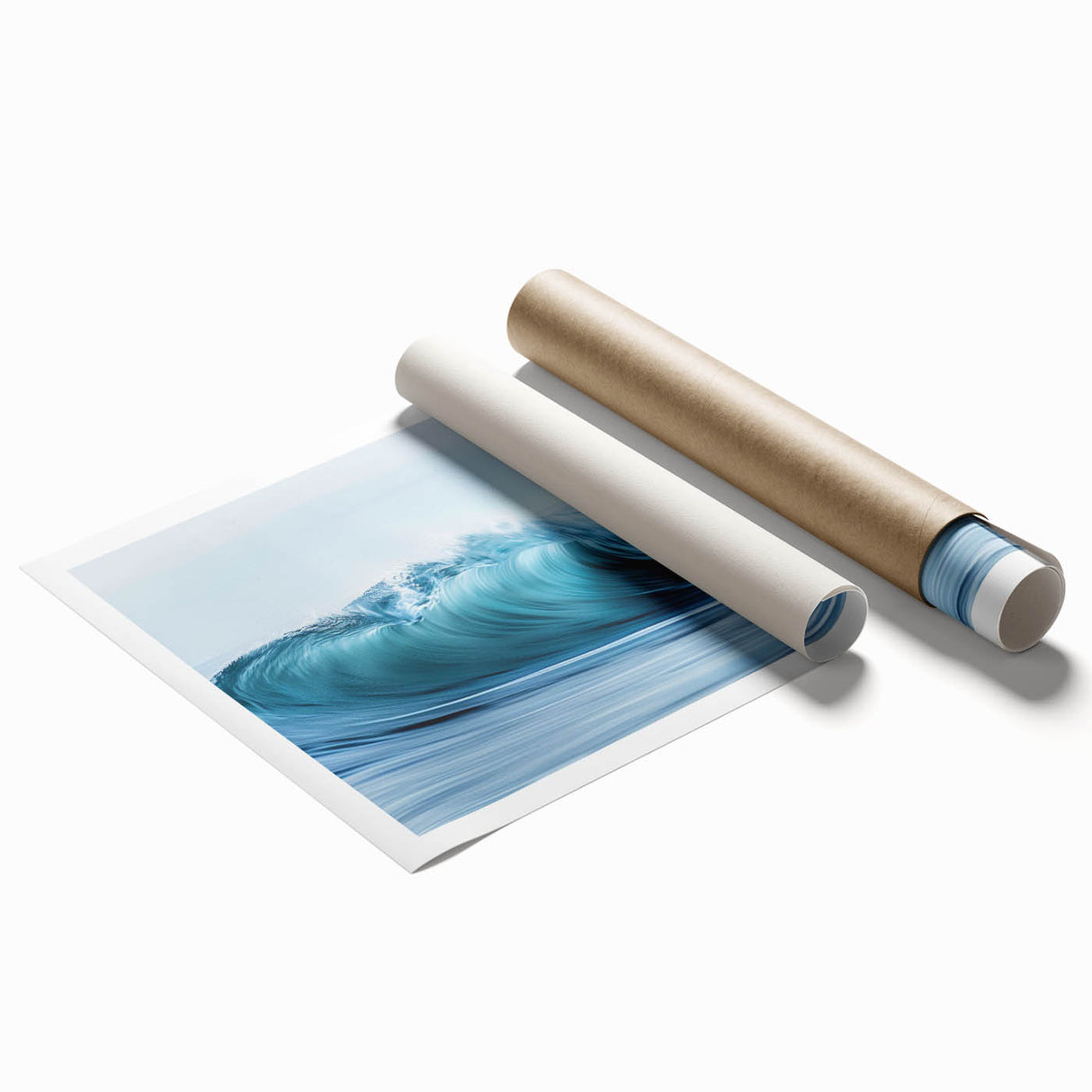 Turquoise Ocean Wave Wall Art – Dynamic Coastal Motion Photography