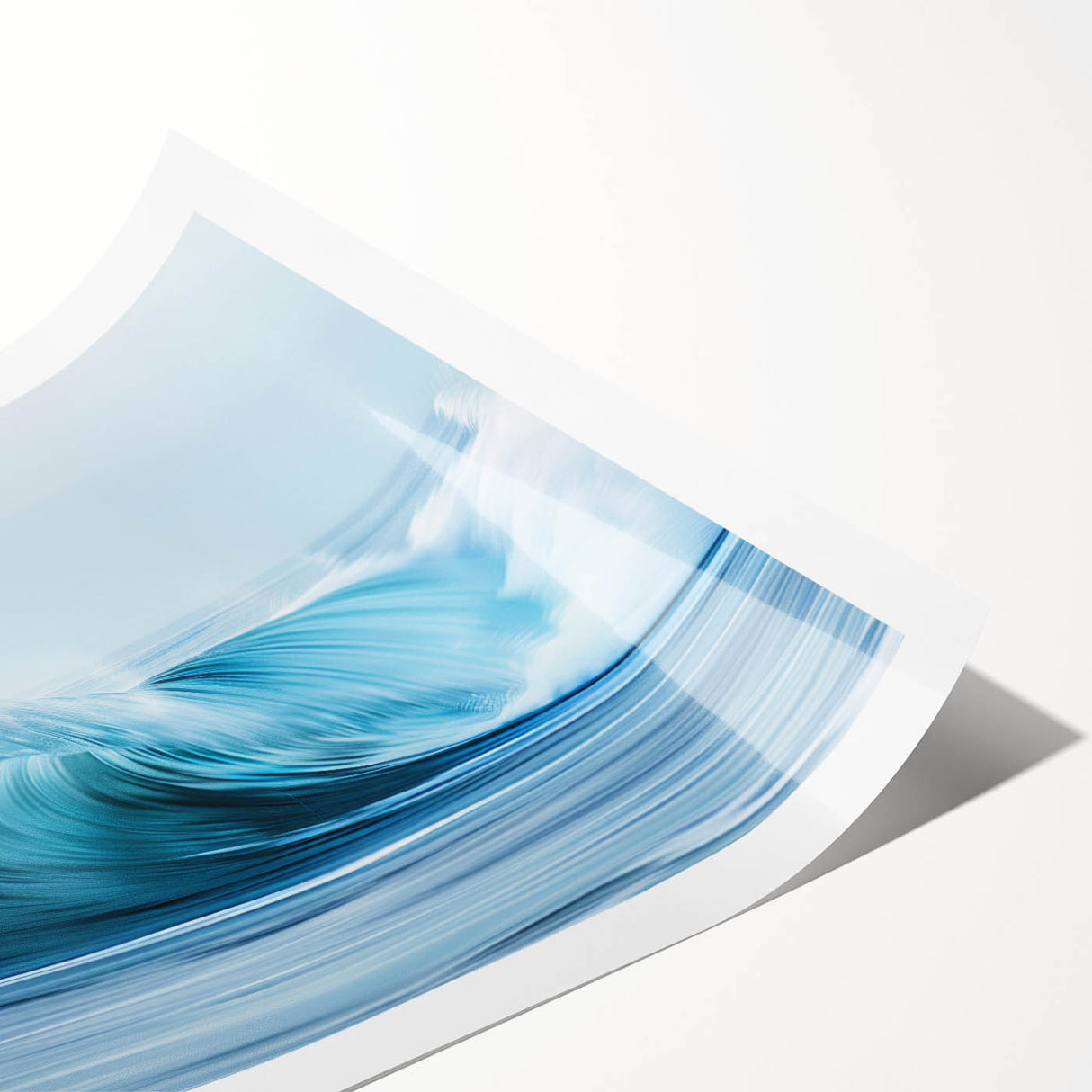Turquoise Ocean Wave Wall Art – Dynamic Coastal Motion Photography
