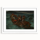 Romanticism Art: "Christ Asleep During the Tempest" by Delacroix