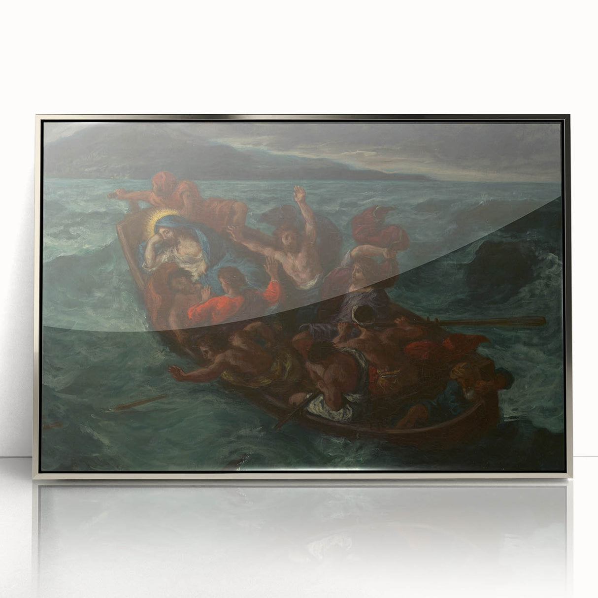 Romanticism Art: "Christ Asleep During the Tempest" by Delacroix